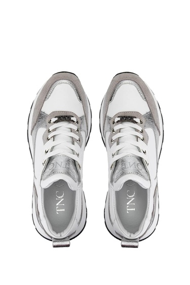  Tamer Tanca Kadın Hakiki Deri Gri Süet Sneakers & Spor Ayakkabı