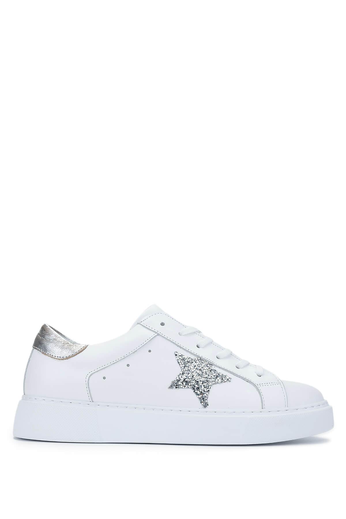  Tamer Tanca Kadın Hakiki Deri Beyaz Sneakers & Spor Ayakkabı