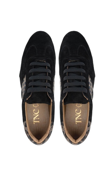  Tamer Tanca Kadın Hakiki Deri Siyah Sneakers & Spor Ayakkabı