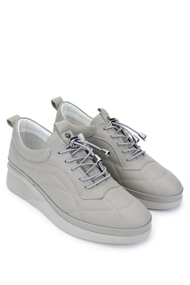  Tamer Tanca Kadın Hakiki Deri Taş Casual Ayakkabı