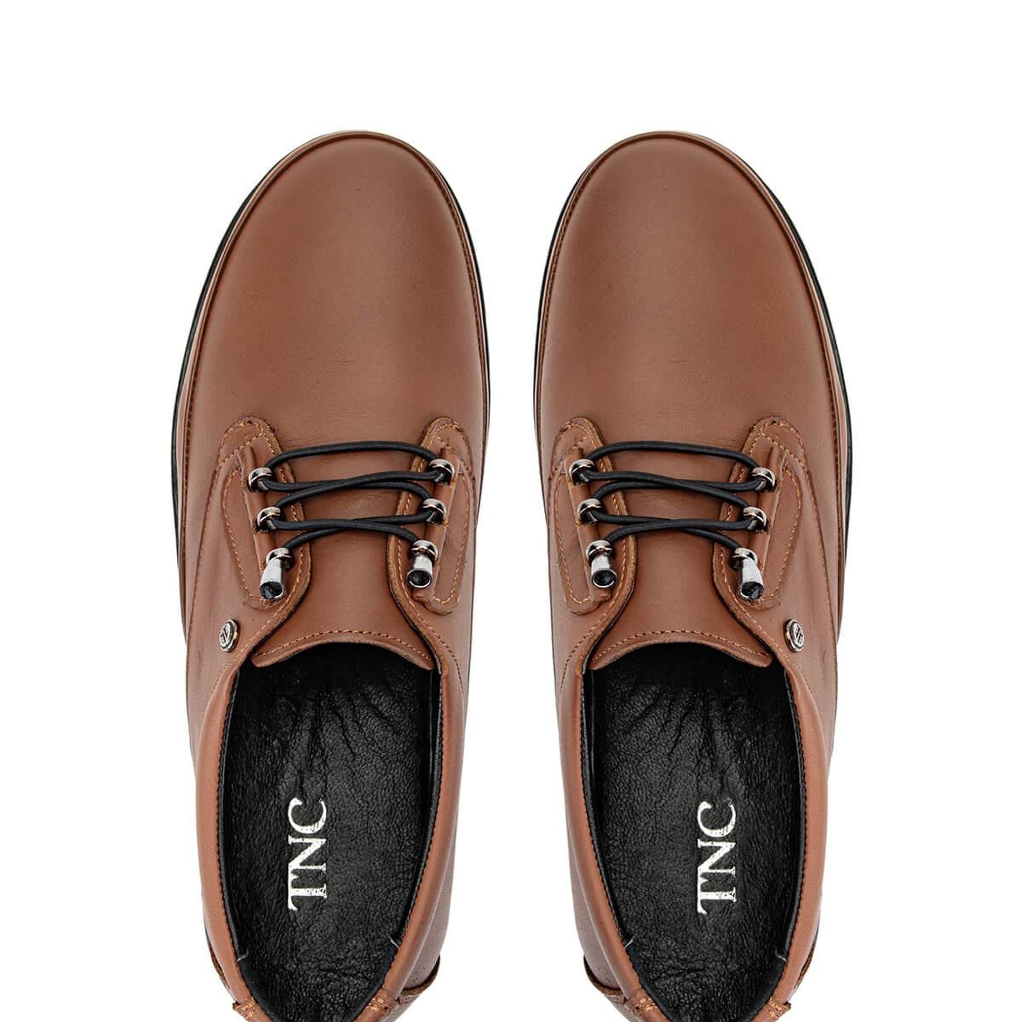 Tamer Tanca Kadın Hakiki Deri Taba Deri Casual Ayakkabı