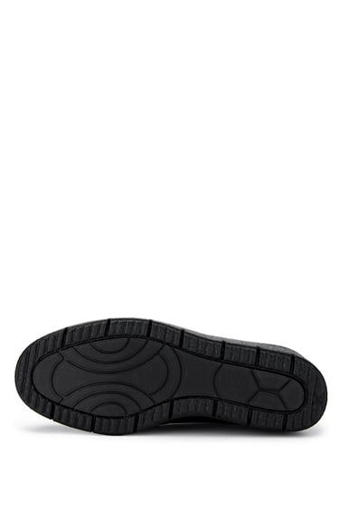  Tamer Tanca Kadın Hakiki Deri Siyah Deri Casual Ayakkabı