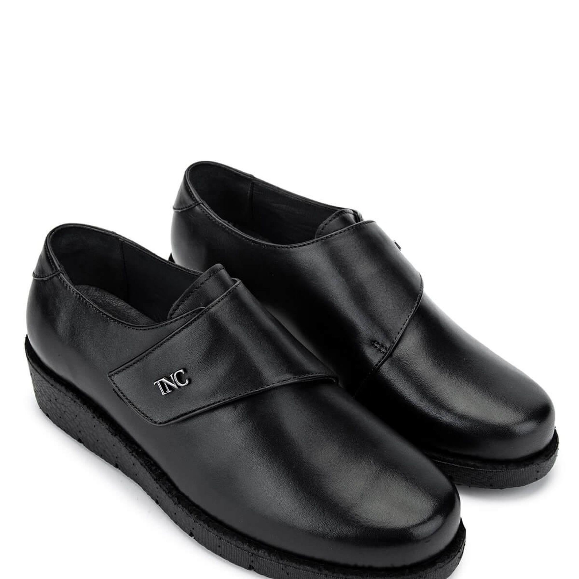 Tamer Tanca Kadın Hakiki Deri Siyah Deri Casual Ayakkabı