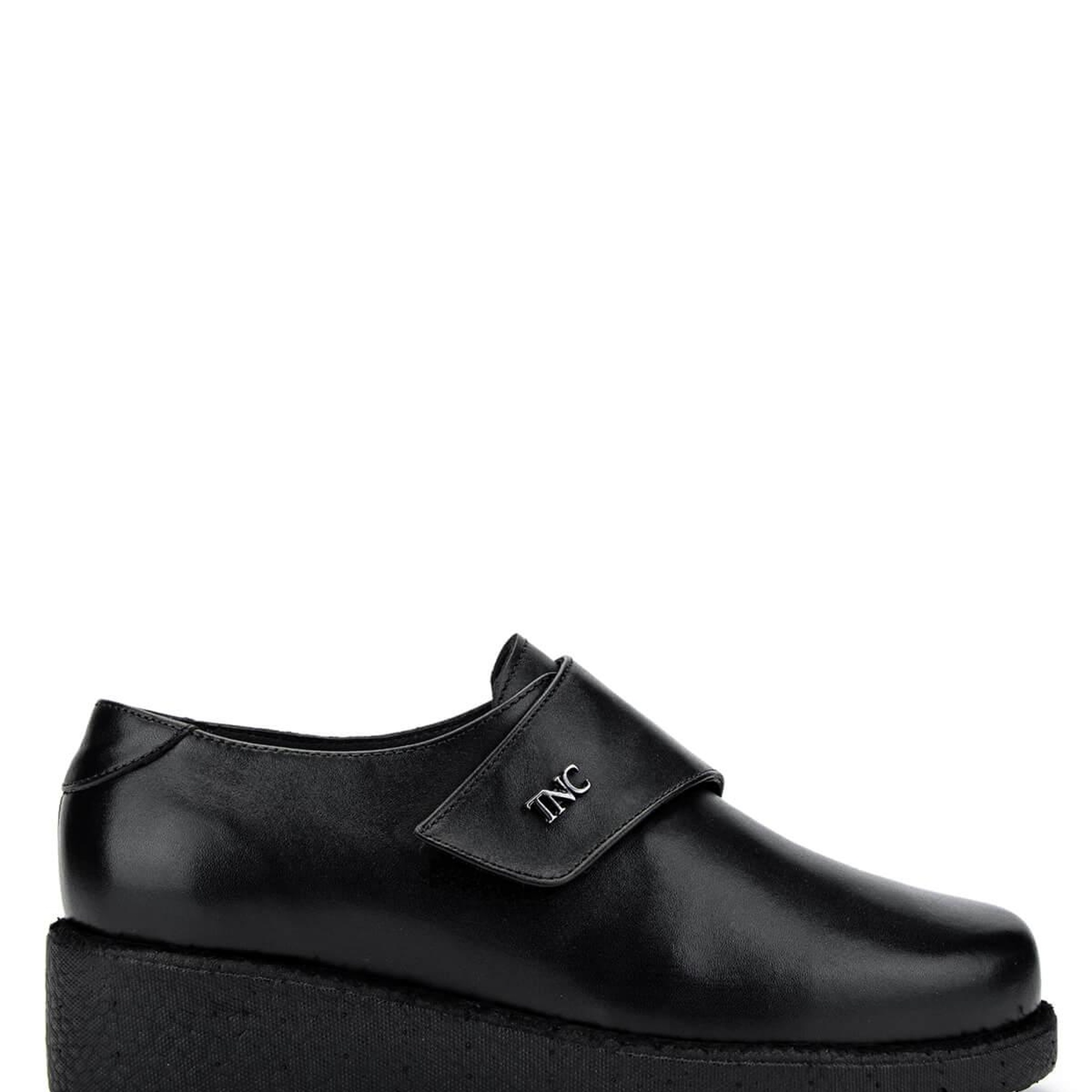 Tamer Tanca Kadın Hakiki Deri Siyah Deri Casual Ayakkabı