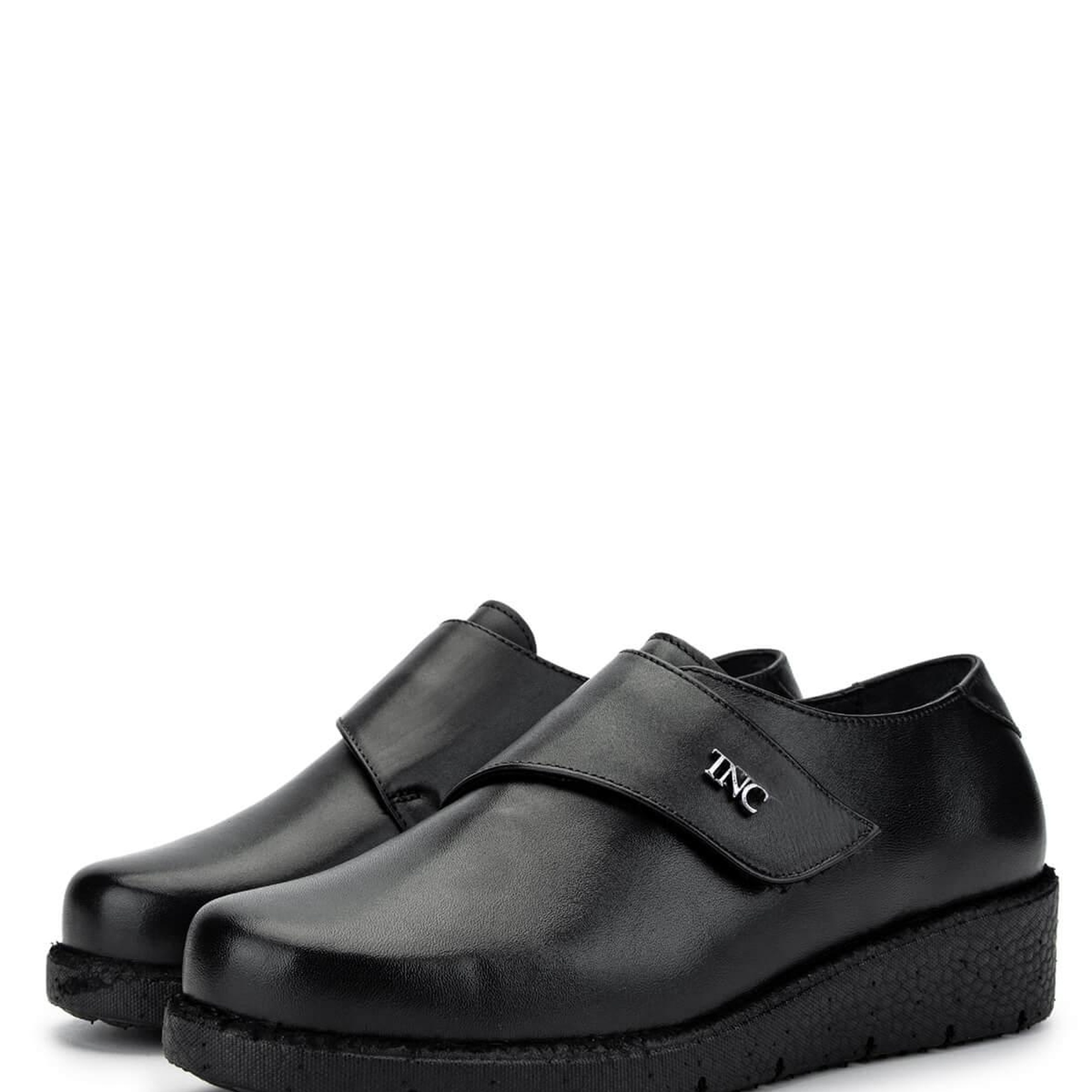 Tamer Tanca Kadın Hakiki Deri Siyah Deri Casual Ayakkabı