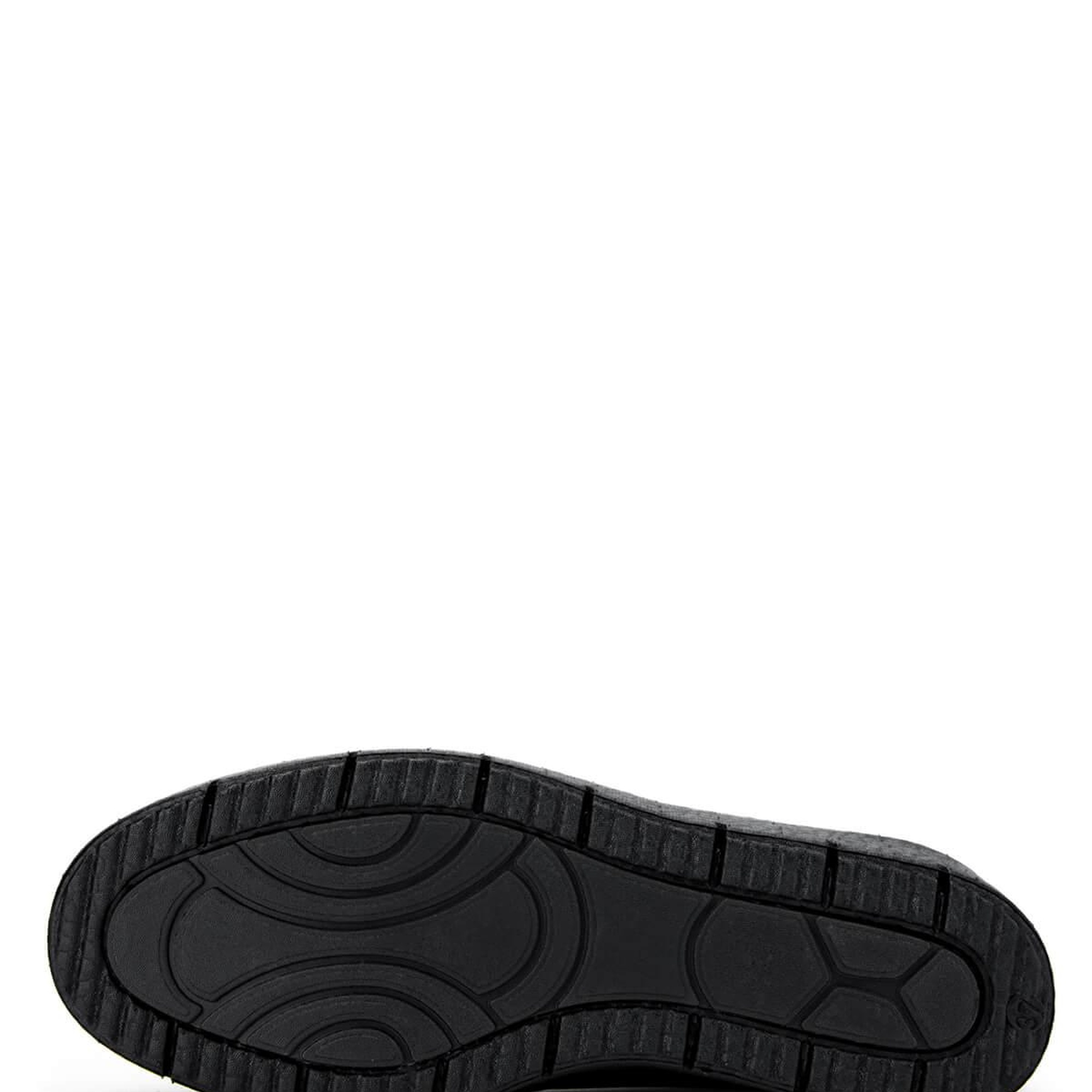 Tamer Tanca Kadın Hakiki Deri Siyah Deri Casual Ayakkabı