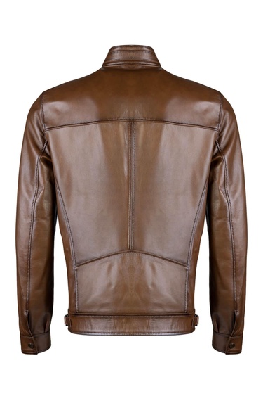  Tamer Tanca Erkek Hakiki Deri Antik Deri Mont