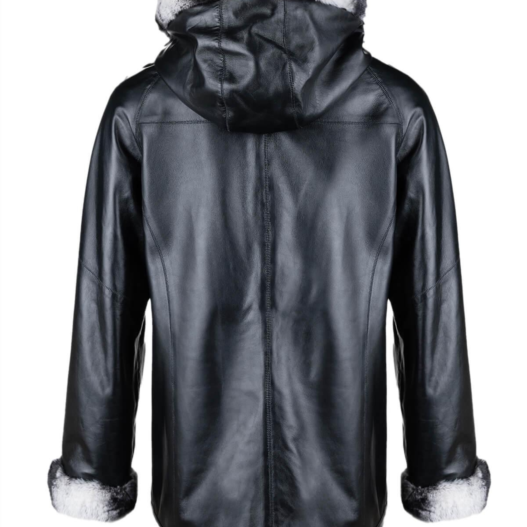 Tamer Tanca Kadın Hakiki Deri Siyah Deri Mont