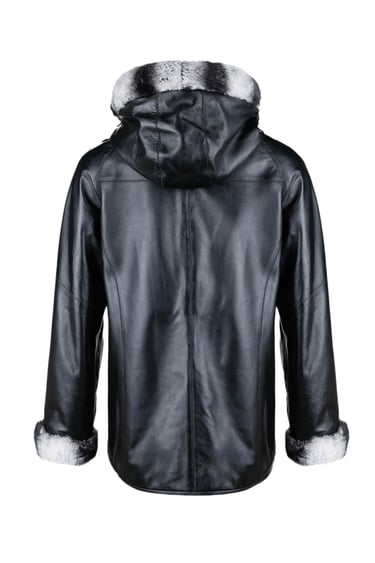  Tamer Tanca Kadın Hakiki Deri Siyah Deri Mont