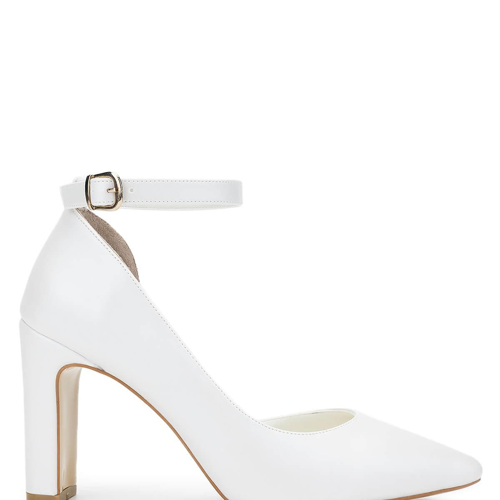 Tamer Tanca Kadın Vegan Beyaz Sedef Topuklu & Stiletto Ayakkabı