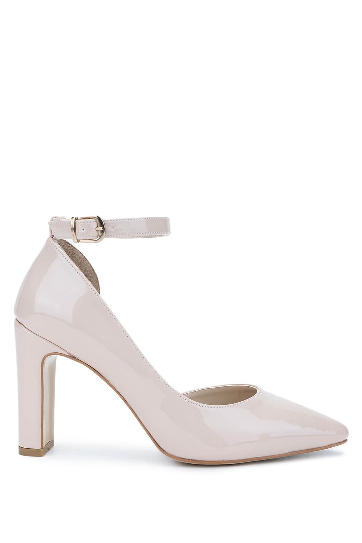  Tamer Tanca Kadın Vegan Nude Rugan Topuklu & Stiletto Ayakkabı