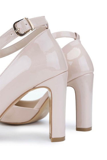  Tamer Tanca Kadın Vegan Nude Rugan Topuklu & Stiletto Ayakkabı