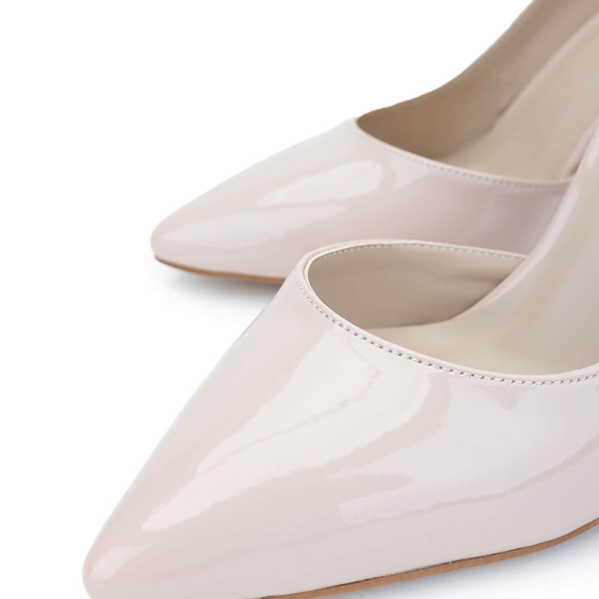 Tamer Tanca Kadın Vegan Nude Rugan Topuklu & Stiletto Ayakkabı