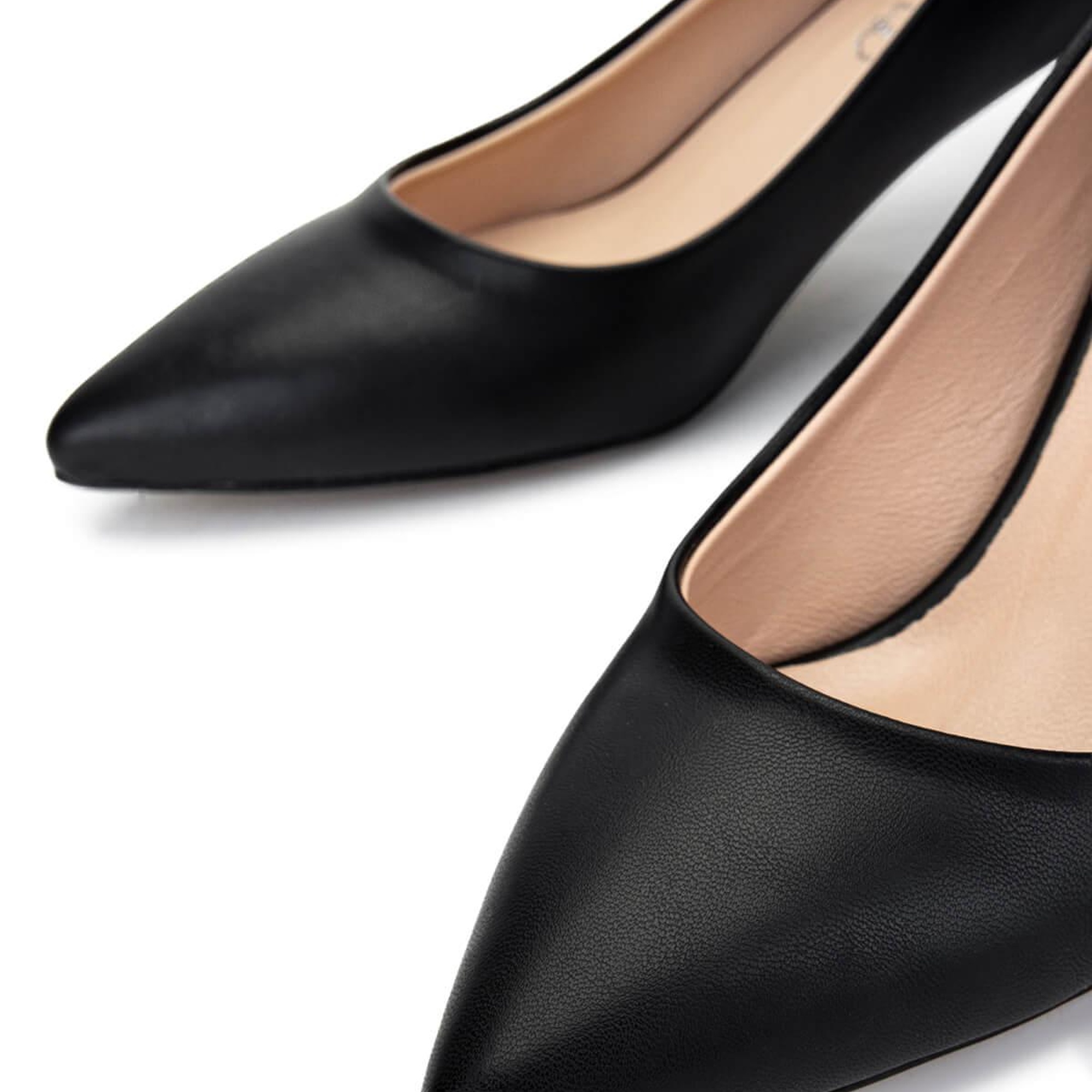 Tamer Tanca Kadın Vegan Siyah Topuklu Ayakkabı