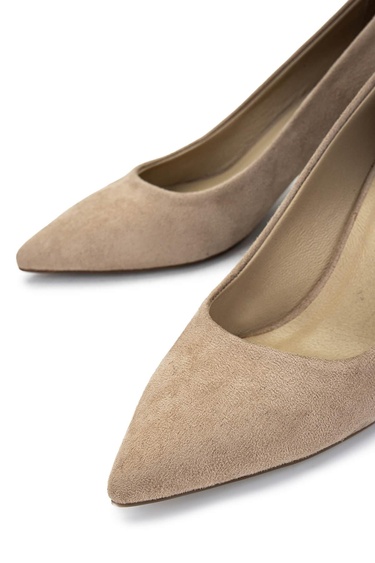  Tamer Tanca Kadın Vegan Vizon Topuklu Ayakkabı