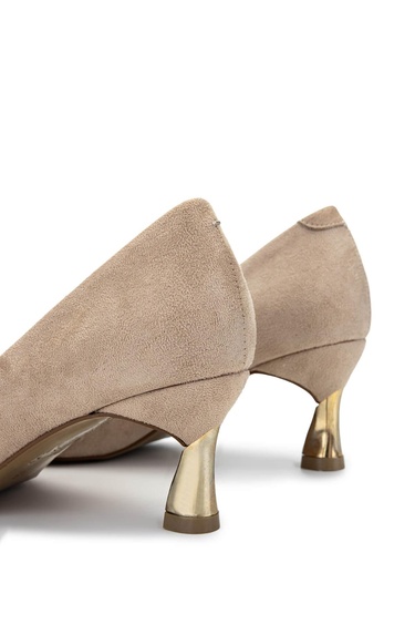  Tamer Tanca Kadın Vegan Vizon Topuklu Ayakkabı