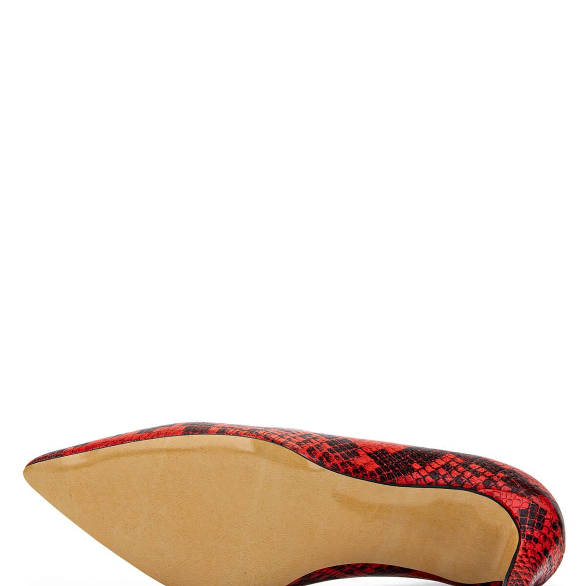 Tamer Tanca Kadın Hakiki Deri Kırmızı Topuklu Ayakkabı