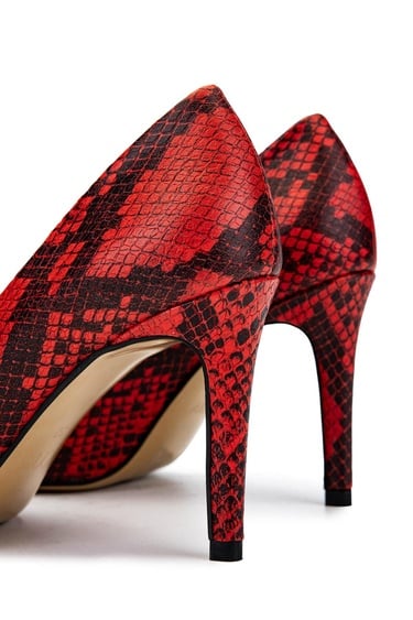  Tamer Tanca Kadın Hakiki Deri Kırmızı Topuklu Ayakkabı