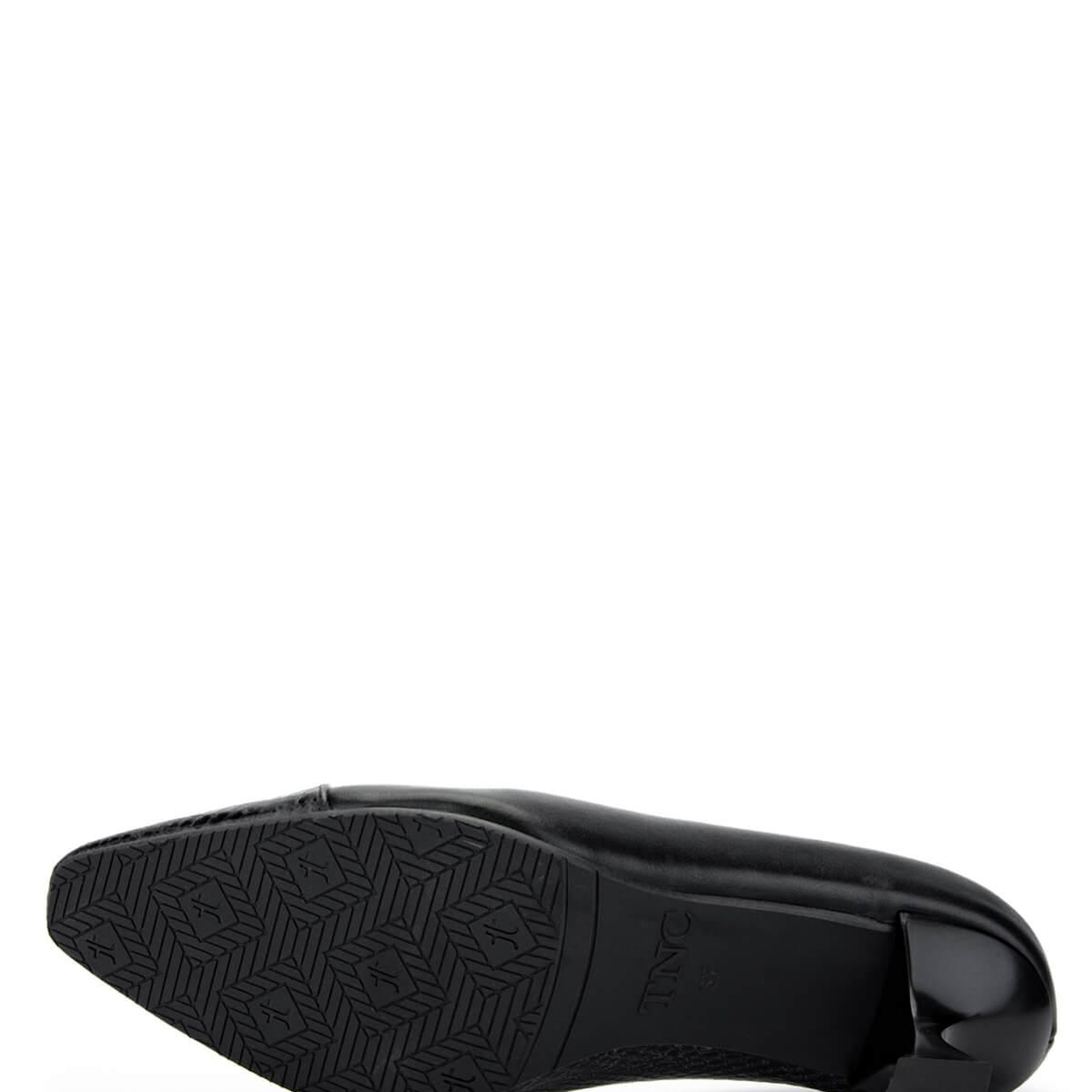 Tamer Tanca Kadın Hakiki Deri Siyah Topuklu Ayakkabı