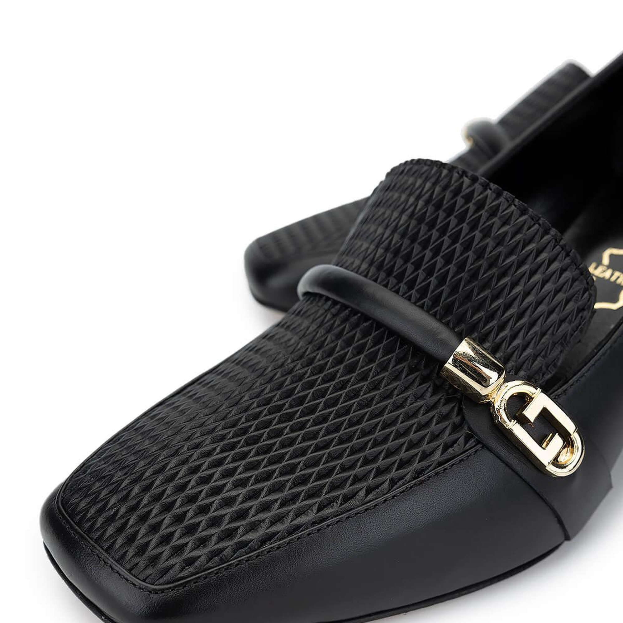 Tamer Tanca Kadın Hakiki Deri Siyah Topuklu Ayakkabı