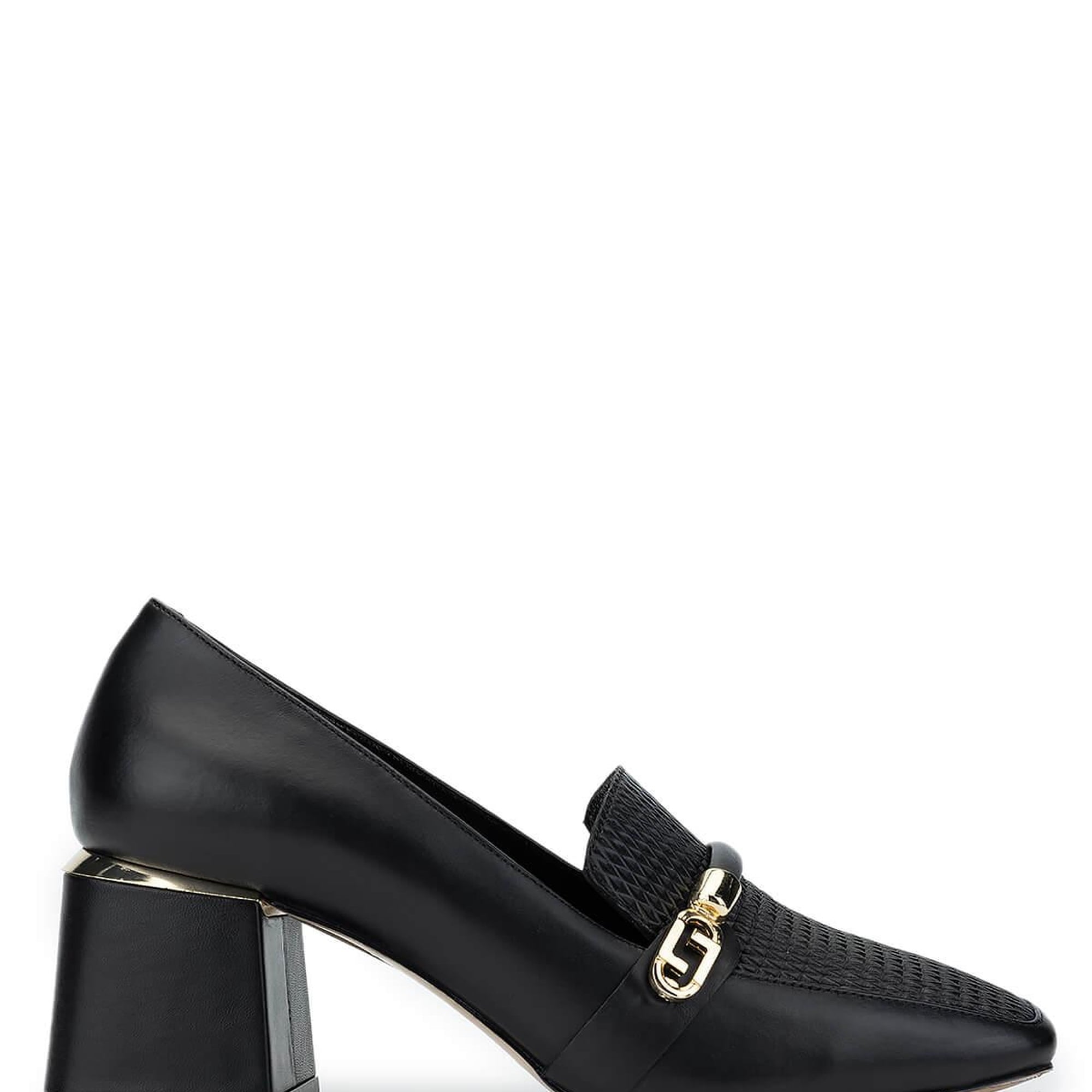 Tamer Tanca Kadın Hakiki Deri Siyah Topuklu Ayakkabı