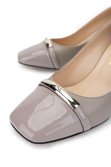  Tamer Tanca Kadın Hakiki Deri Vizon Topuklu Ayakkabı