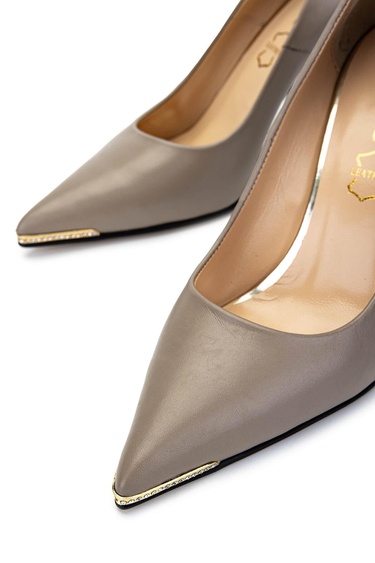  Tamer Tanca Kadın Hakiki Deri Vizon Topuklu Ayakkabı