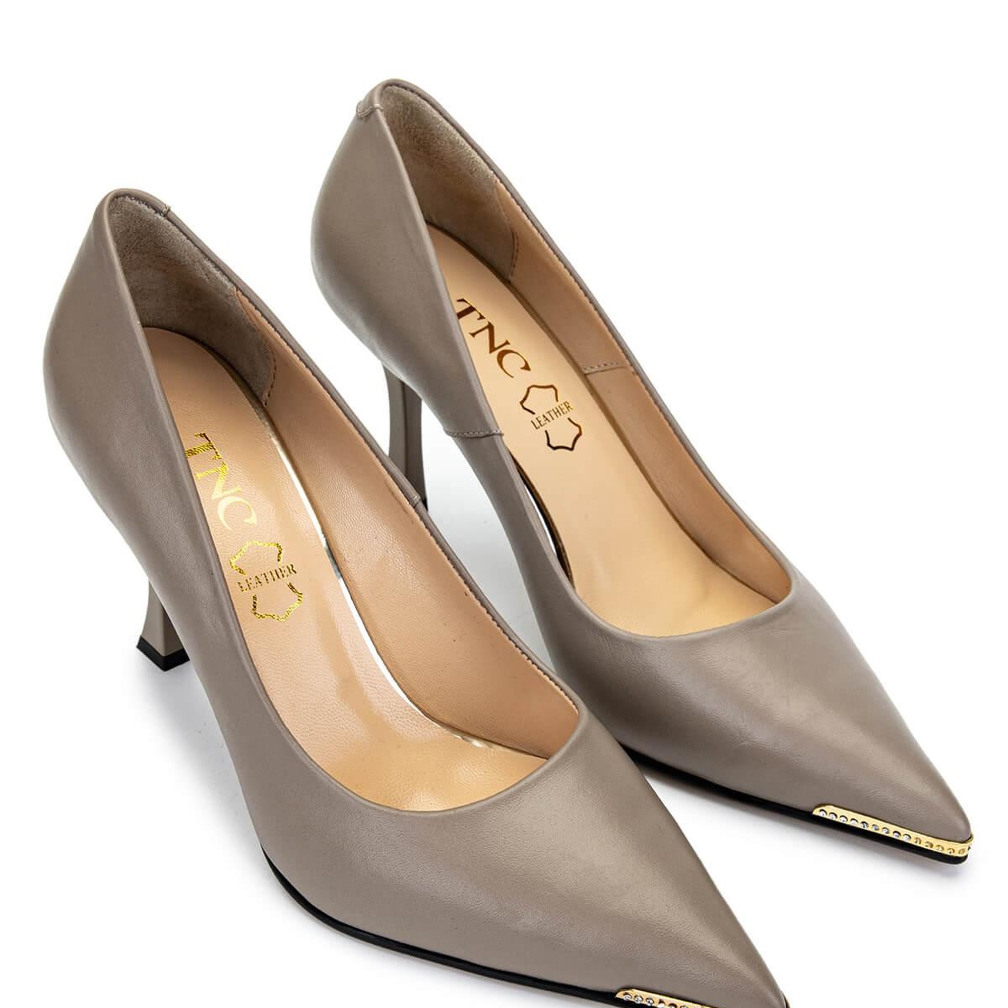 Tamer Tanca Kadın Hakiki Deri Vizon Topuklu Ayakkabı