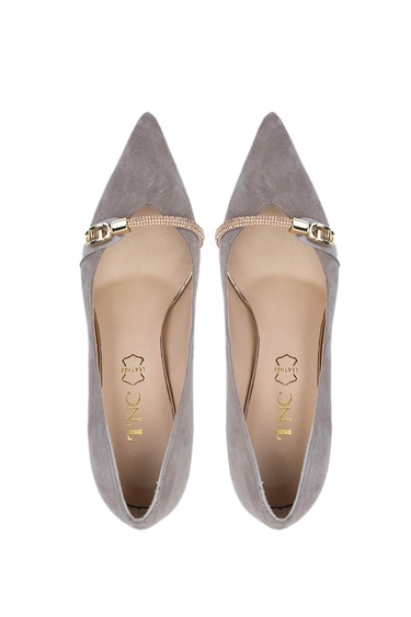  Tamer Tanca Kadın Hakiki Deri Vizon Süet Topuklu Ayakkabı