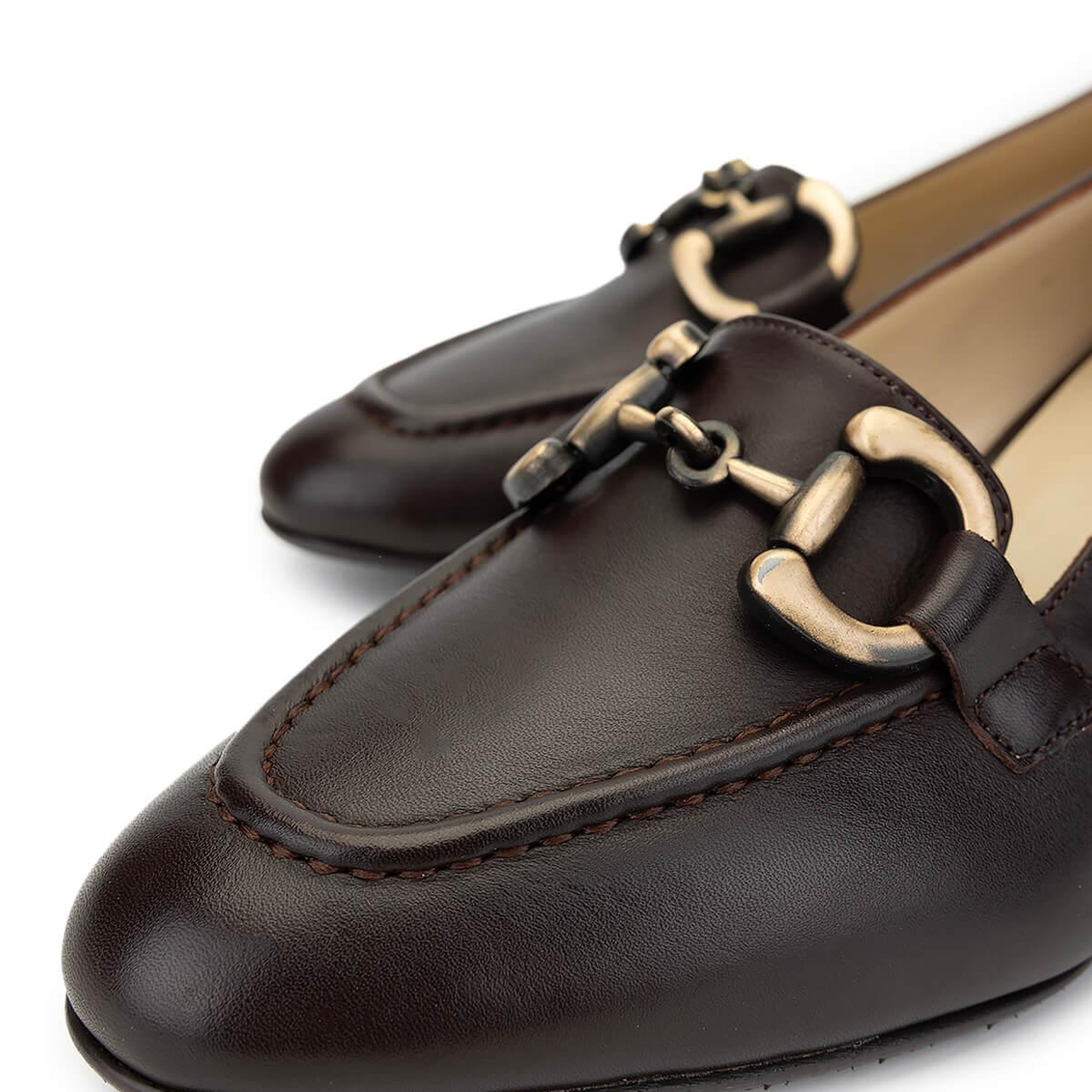 Tamer Tanca Kadın Hakiki Deri Kahverengi Topuklu Ayakkabı