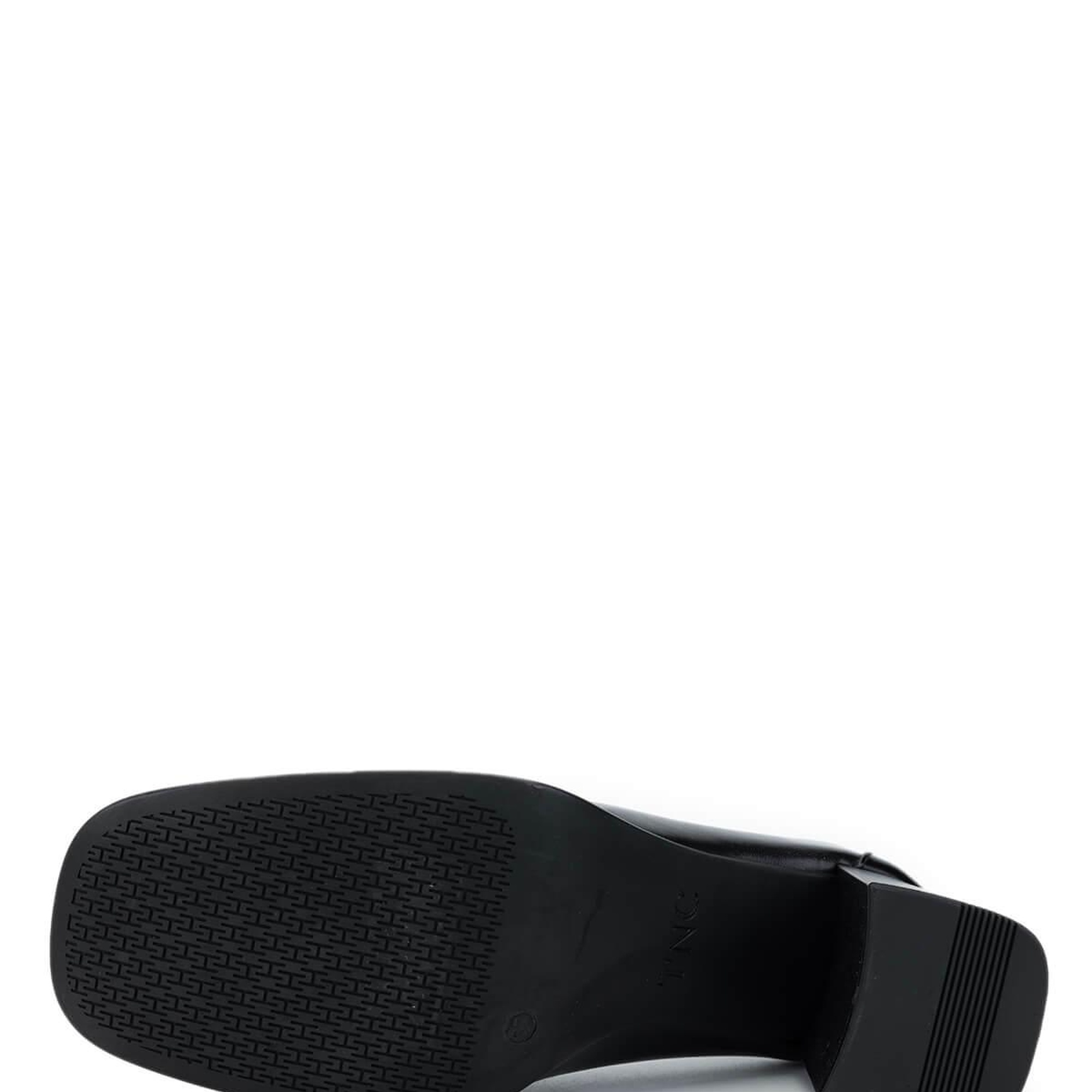 Tamer Tanca Kadın Hakiki Deri Siyah Deri Topuklu Ayakkabı