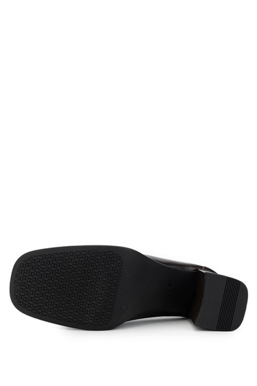  Tamer Tanca Kadın Hakiki Deri Kahverengi Topuklu Ayakkabı