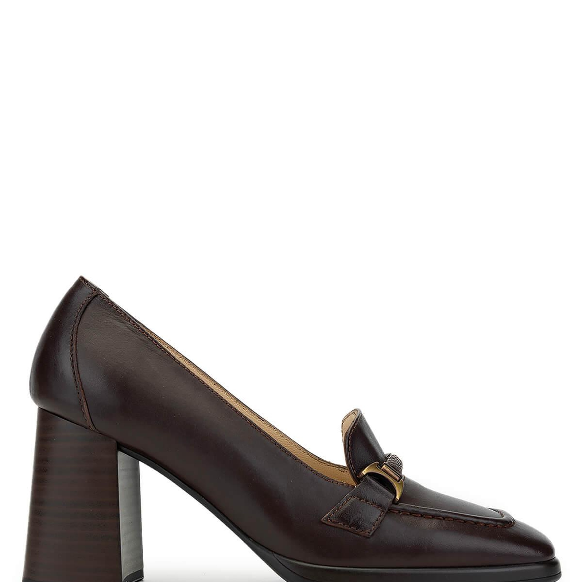 Tamer Tanca Kadın Hakiki Deri Kahverengi Topuklu Ayakkabı