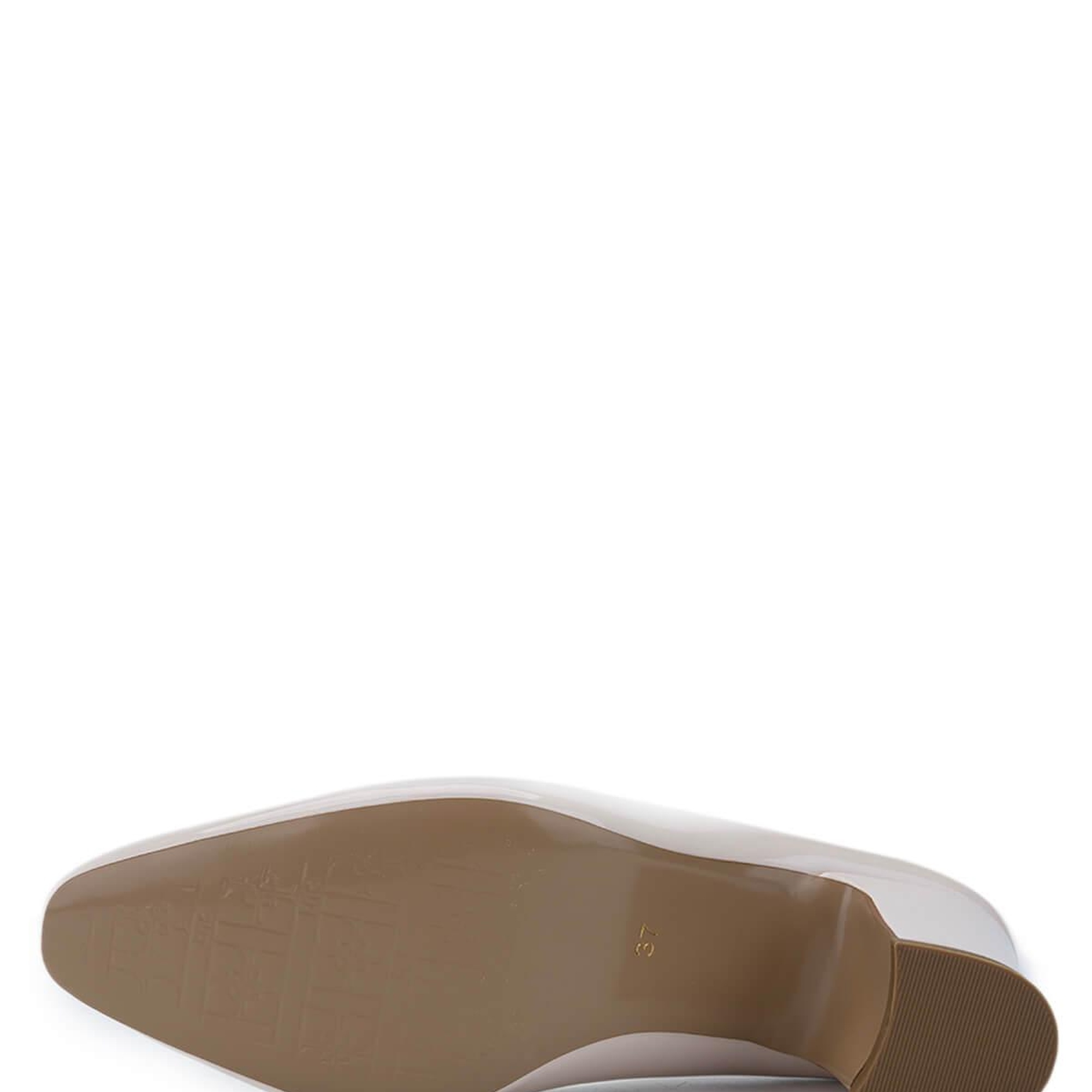 Tamer Tanca Kadın Vegan Bej Rugan Topuklu Ayakkabı