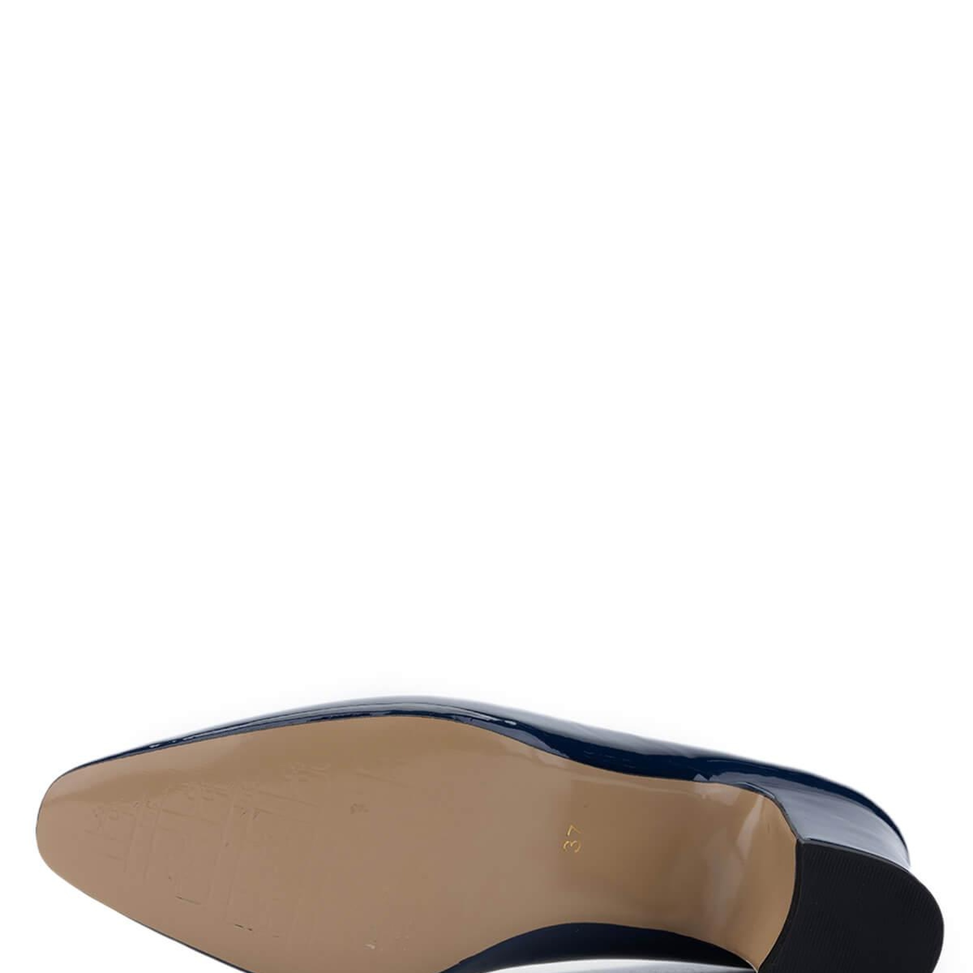 Tamer Tanca Kadın Vegan Lacivert Topuklu Ayakkabı