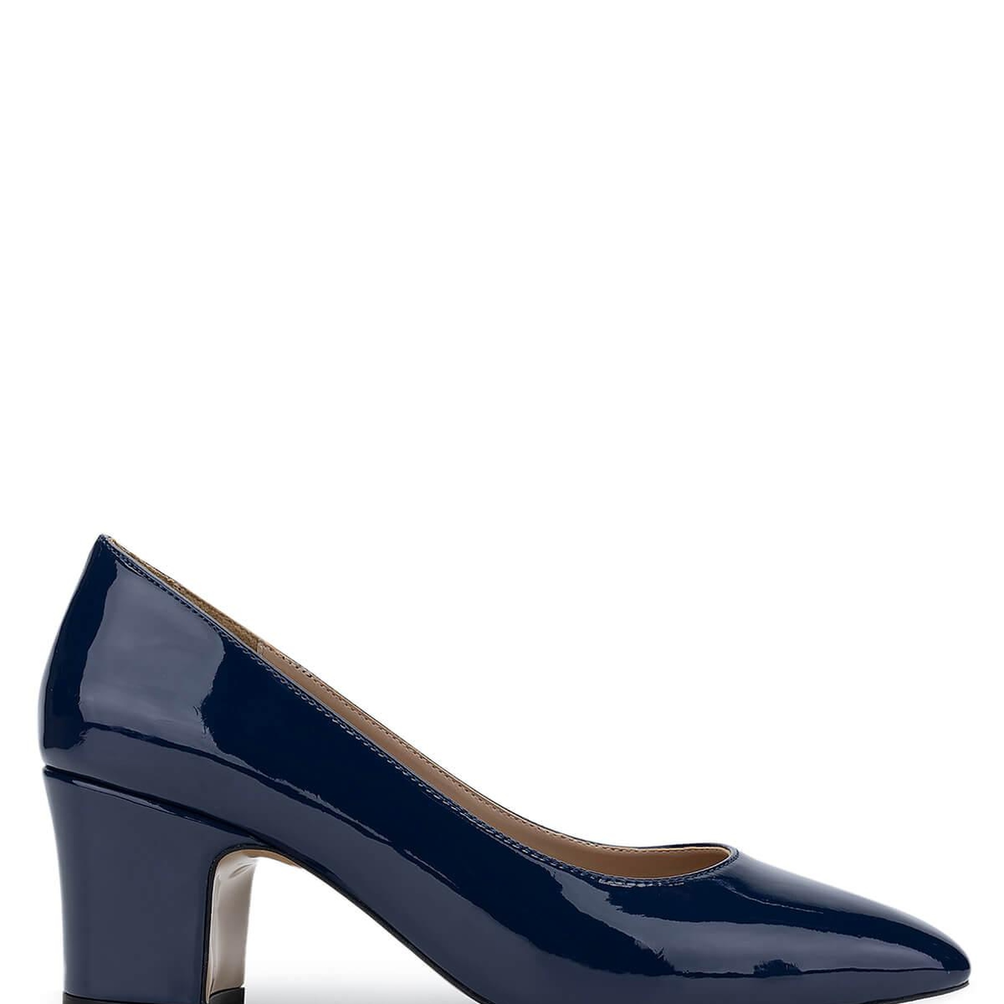 Tamer Tanca Kadın Vegan Lacivert Topuklu Ayakkabı