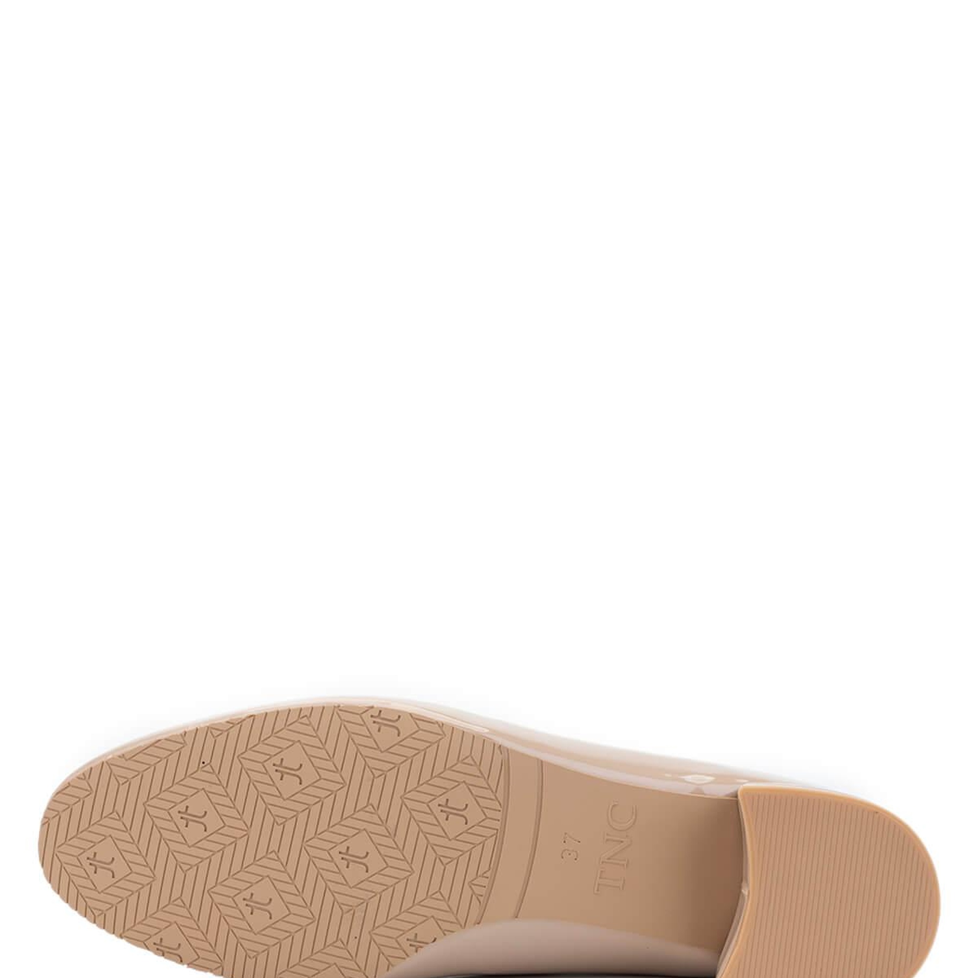 Tamer Tanca Kadın Vegan Bej Rugan Topuklu Ayakkabı