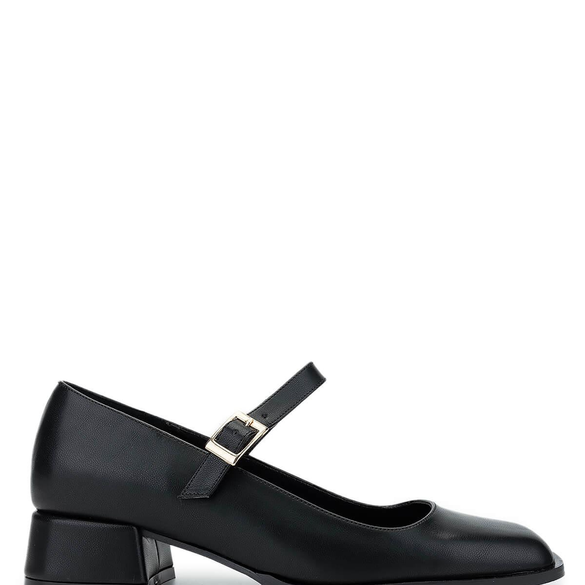 Tamer Tanca Kadın Vegan Siyah Topuklu Ayakkabı