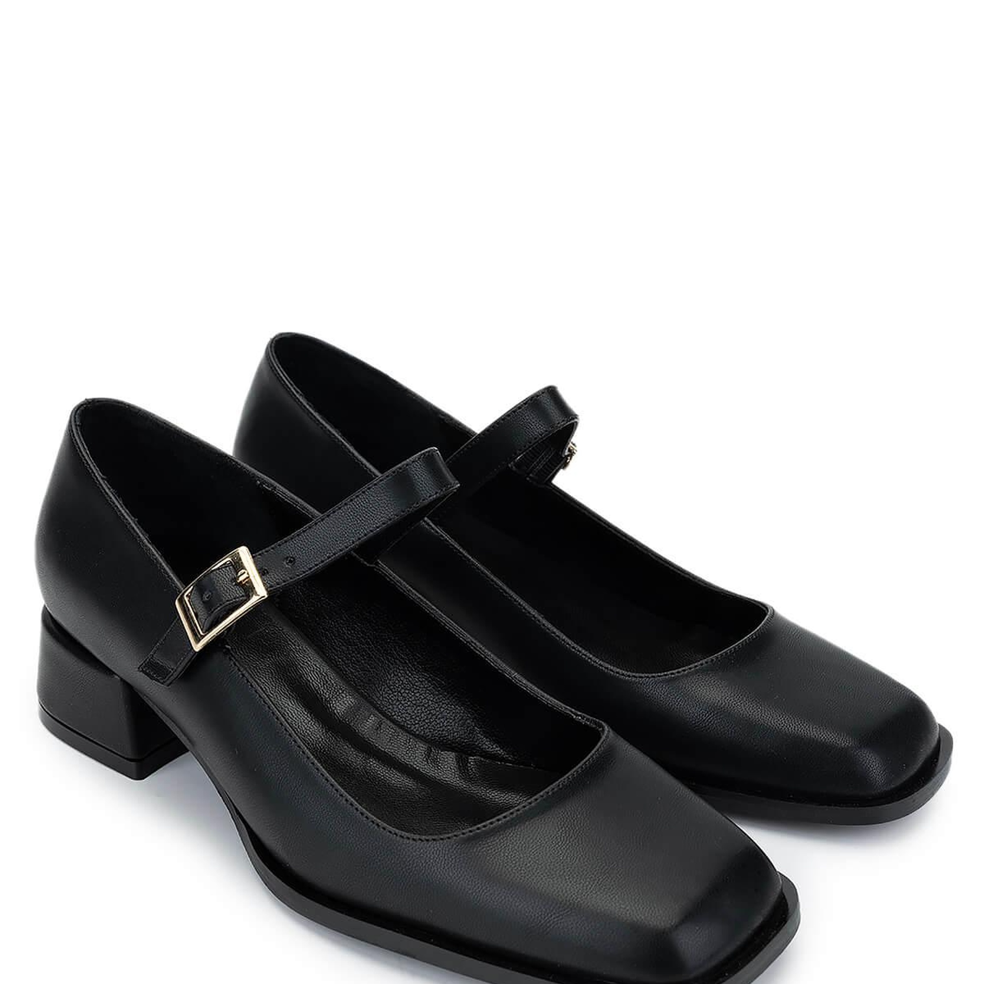 Tamer Tanca Kadın Vegan Siyah Topuklu Ayakkabı