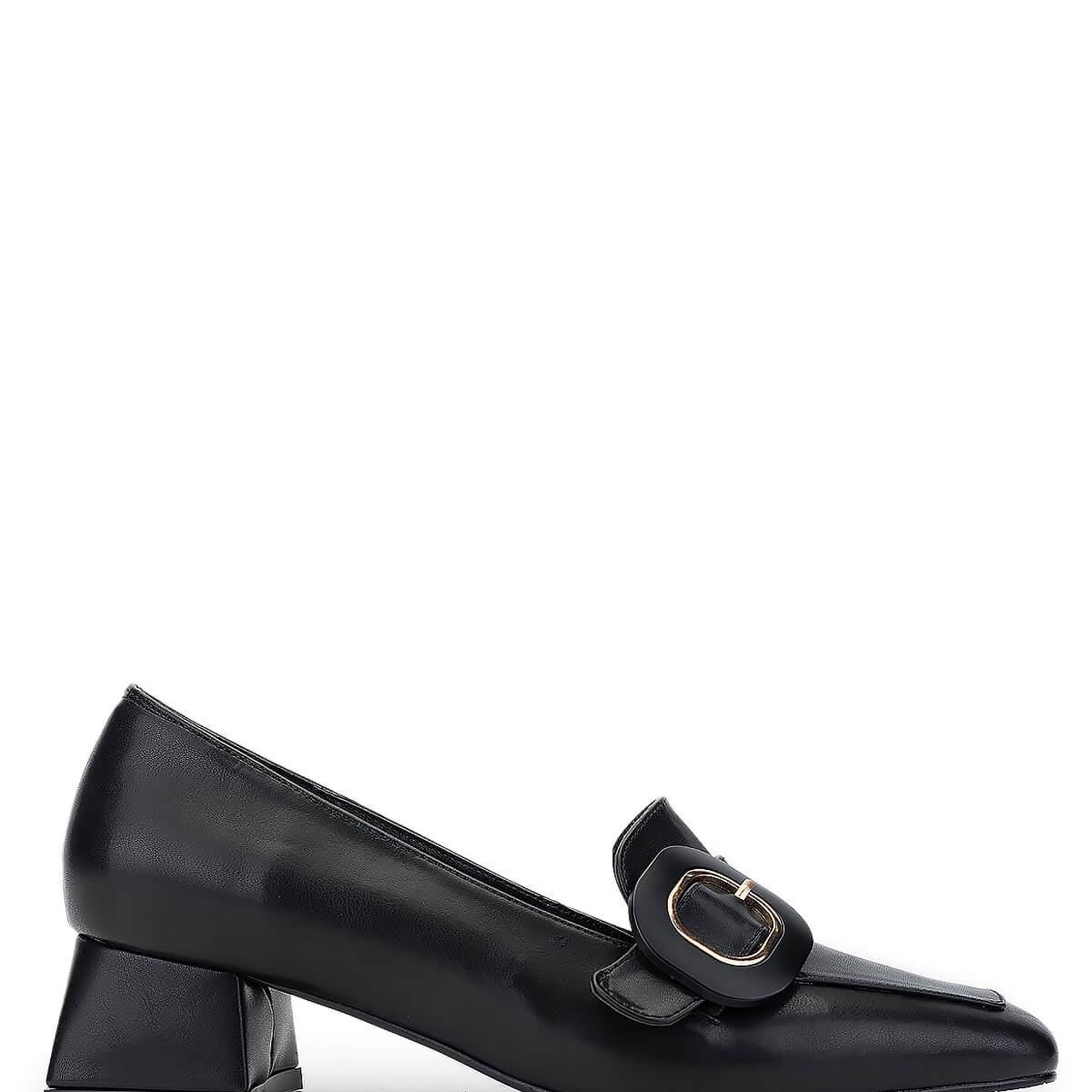 Tamer Tanca Kadın Vegan Siyah Topuklu Ayakkabı