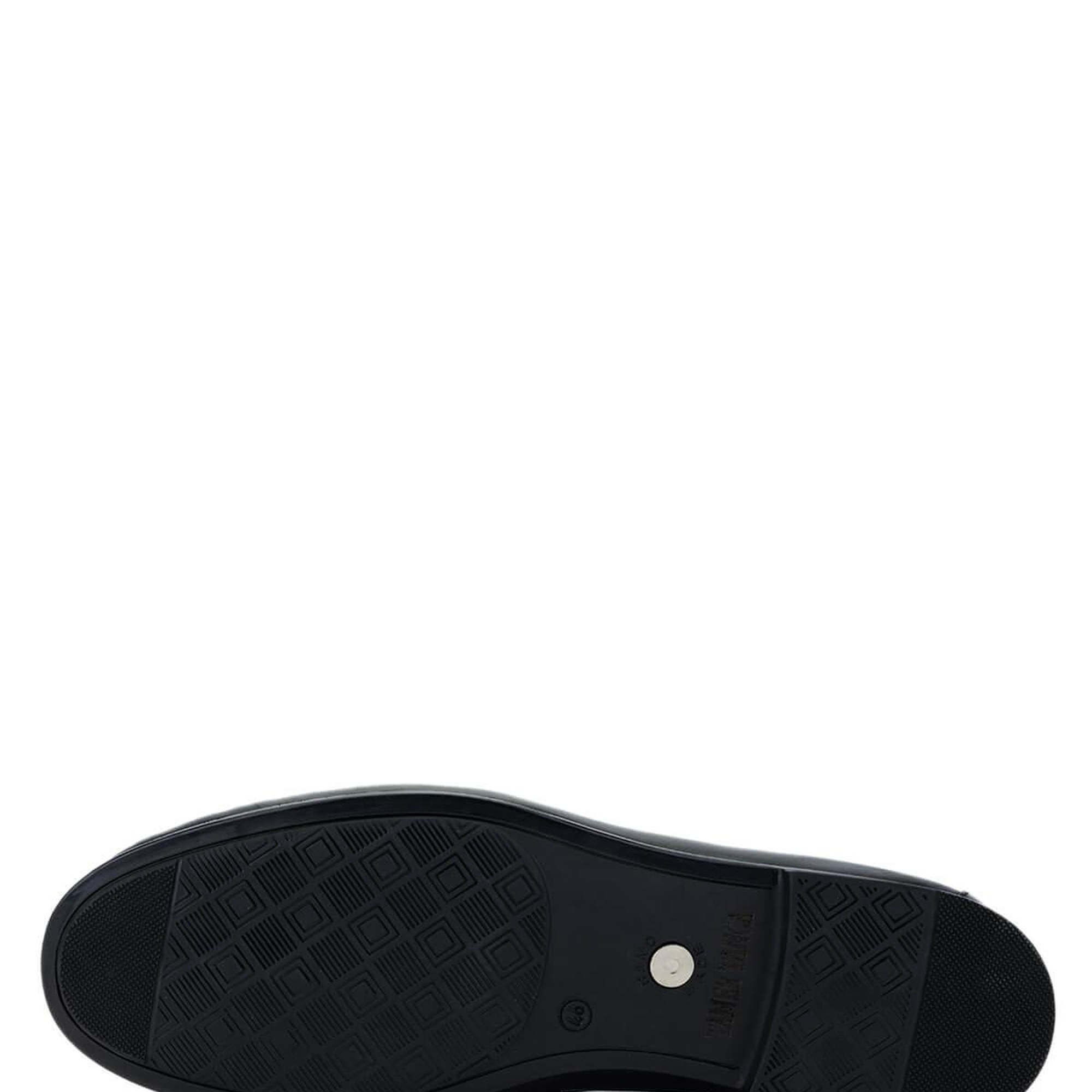 Tamer Tanca Erkek Hakiki Deri Siyah Kroko Loafer Ayakkabı