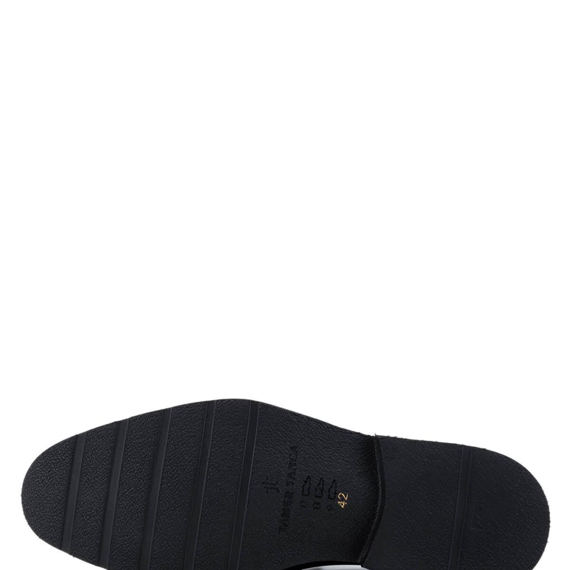 Tamer Tanca Erkek Hakiki Deri Siyah Loafer Ayakkabı