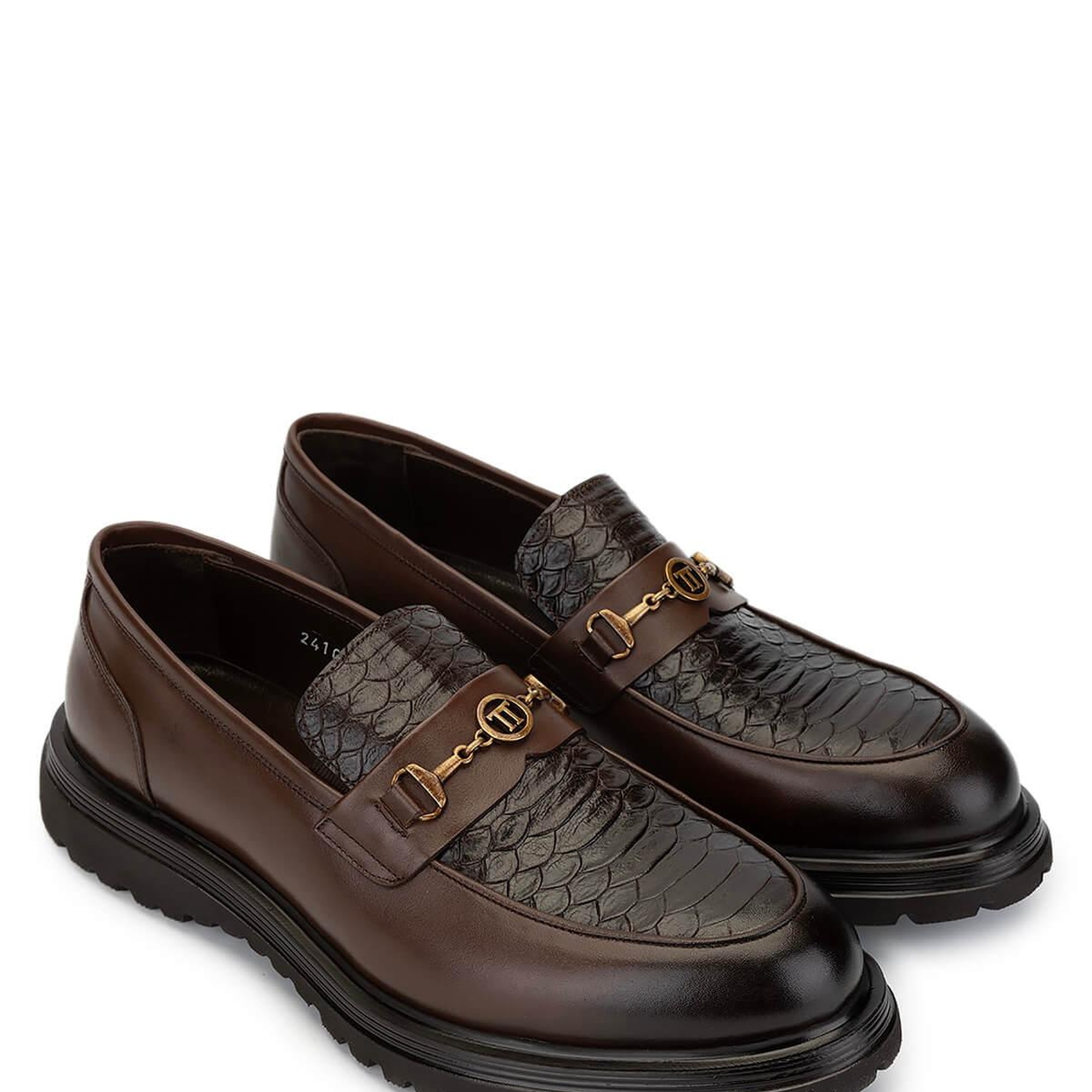 Tamer Tanca Erkek Hakiki Deri Kahverengi Loafer Ayakkabı