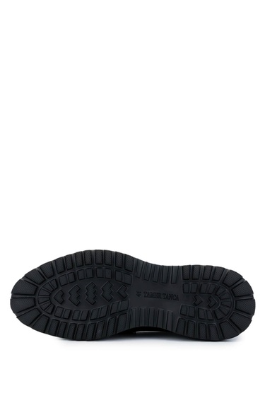  Tamer Tanca Erkek Hakiki Deri Siyah Loafer Ayakkabı