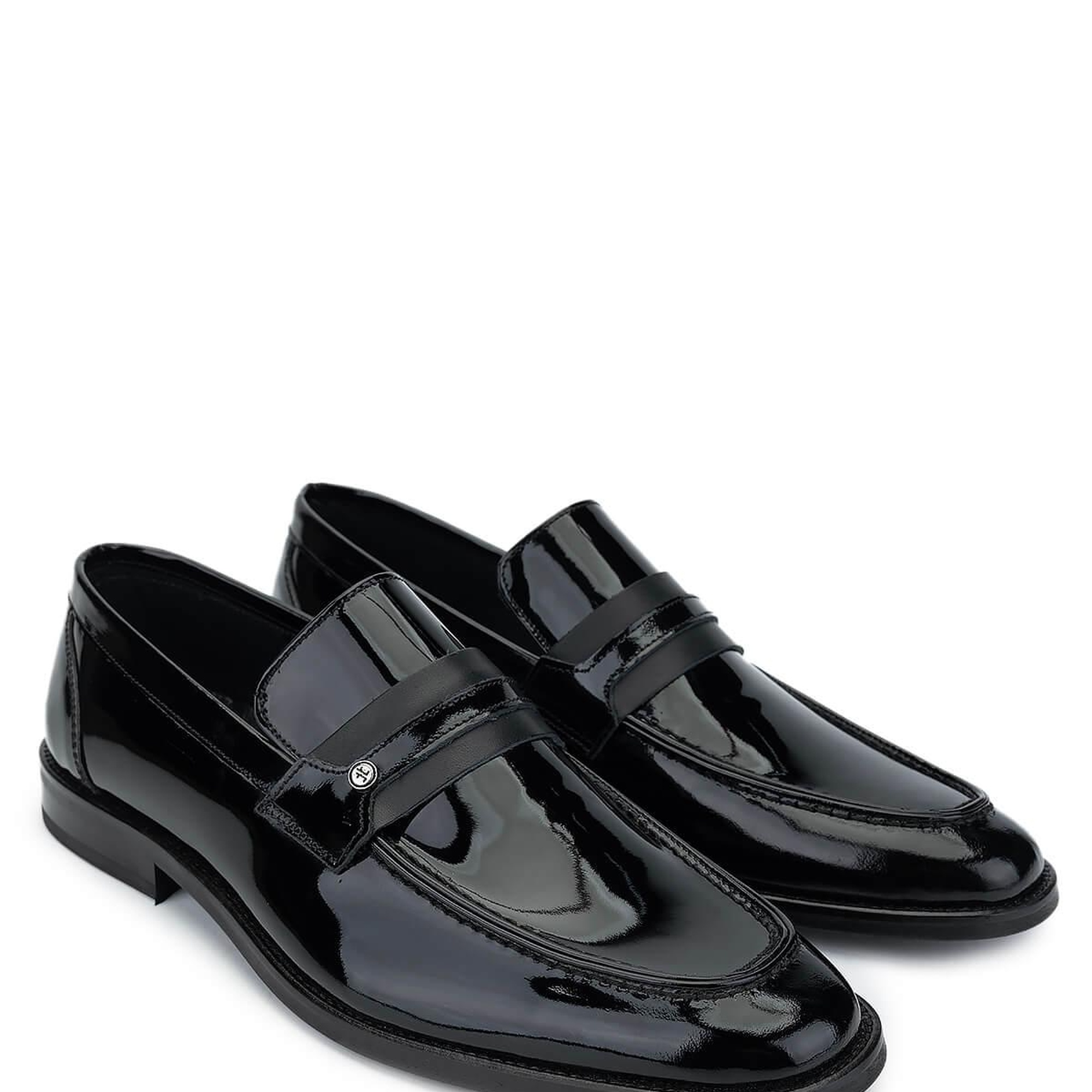 Tamer Tanca Erkek Hakiki Deri Siyah Rugan Loafer Ayakkabı