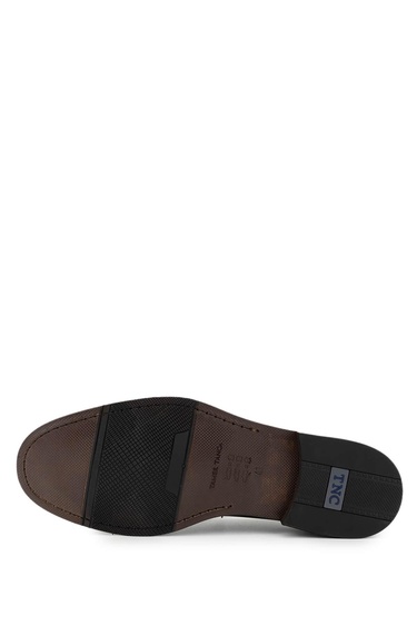  Tamer Tanca Erkek Hakiki Deri Kahverengi Loafer Ayakkabı