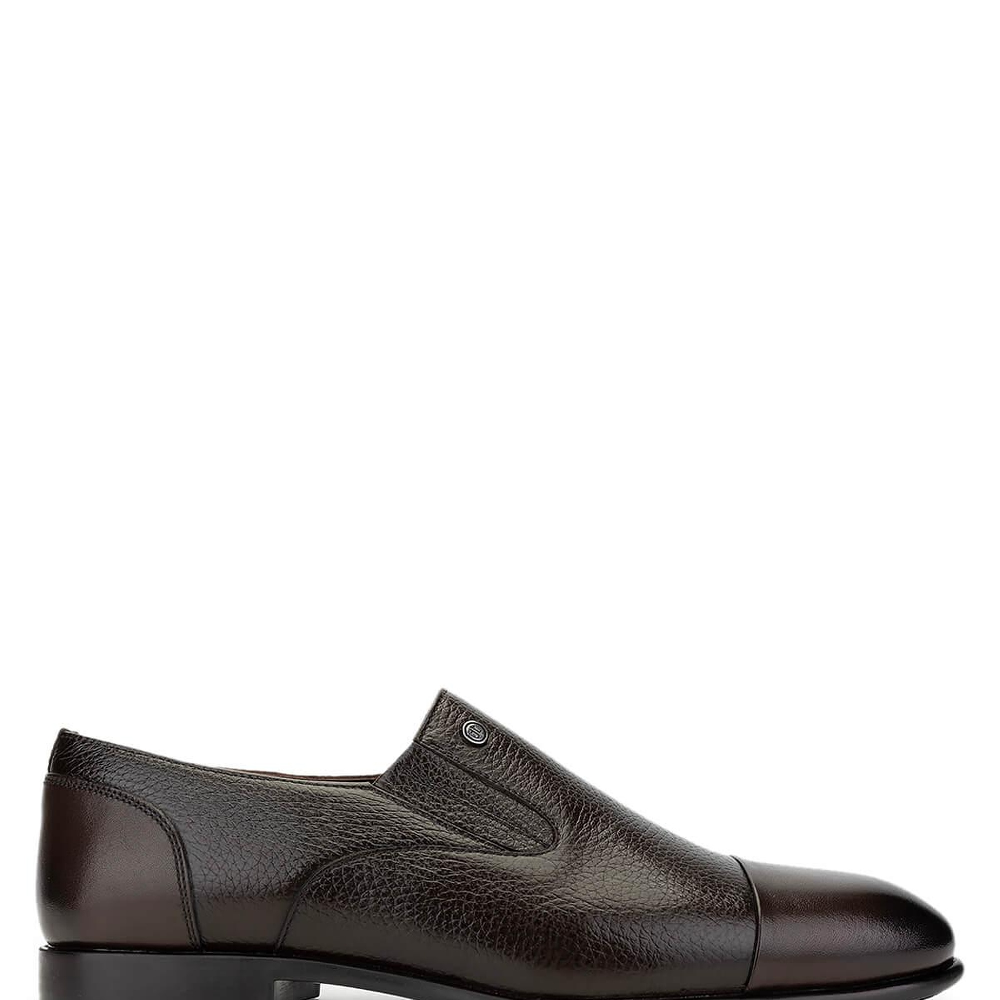 Tamer Tanca Erkek Hakiki Deri Kahverengi Loafer Ayakkabı