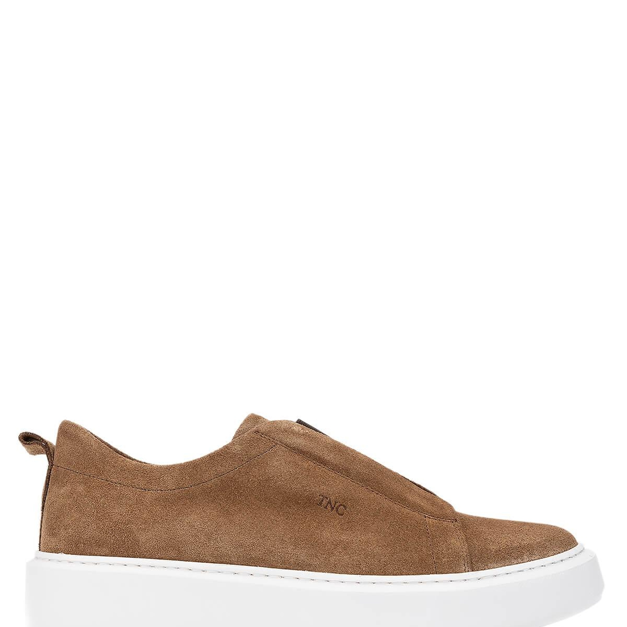 Tamer Tanca Erkek Hakiki Deri Tütün Süet Loafer Ayakkabı