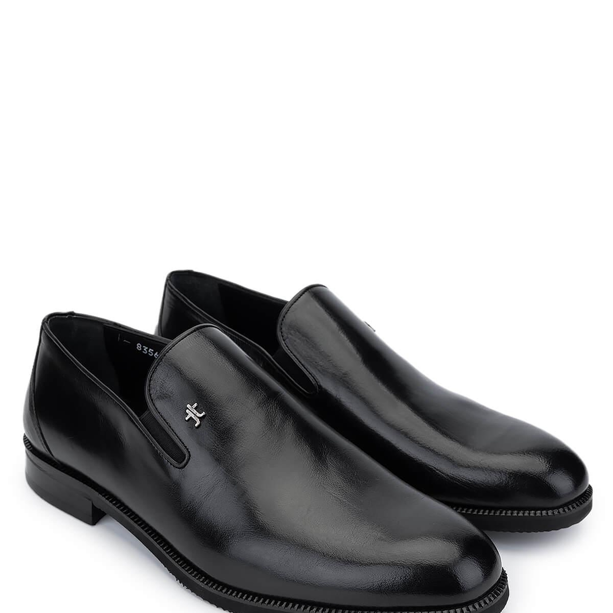 Tamer Tanca Erkek Hakiki Deri Siyah Loafer Ayakkabı