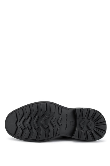  Tamer Tanca Erkek Hakiki Deri Siyah Casual Ayakkabı